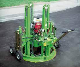 Podnośnik do włazów kanalizacyjnych MSRH-50 z silnikiem spalinowym HONDA