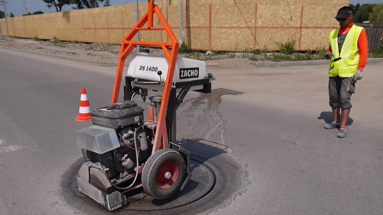 Wycinanie okręgów w różnych nawierzchniach. ZACHO DS 1400
